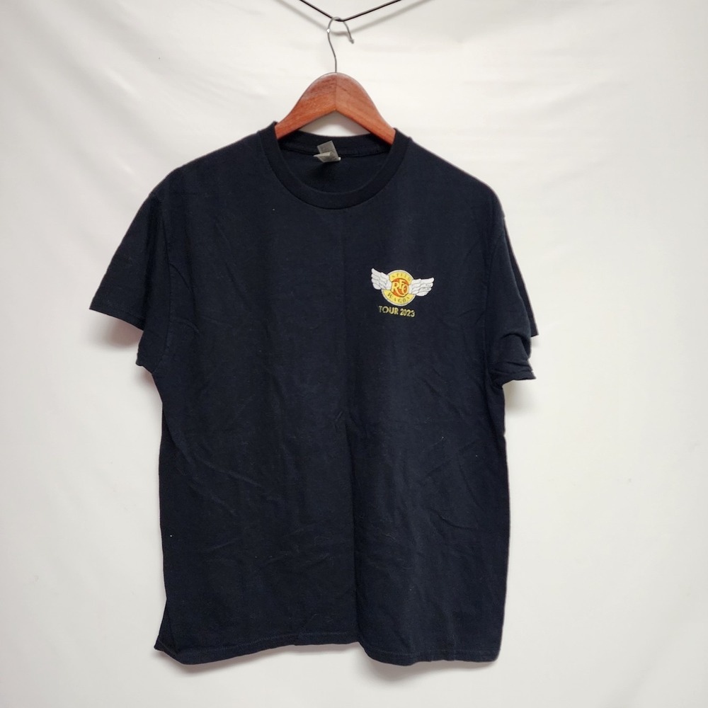 Reo Speedwagon‎ Young Forever 2023 T-Shirt Black Cotton Unisex Lg Preowned - Picture 2 of 6